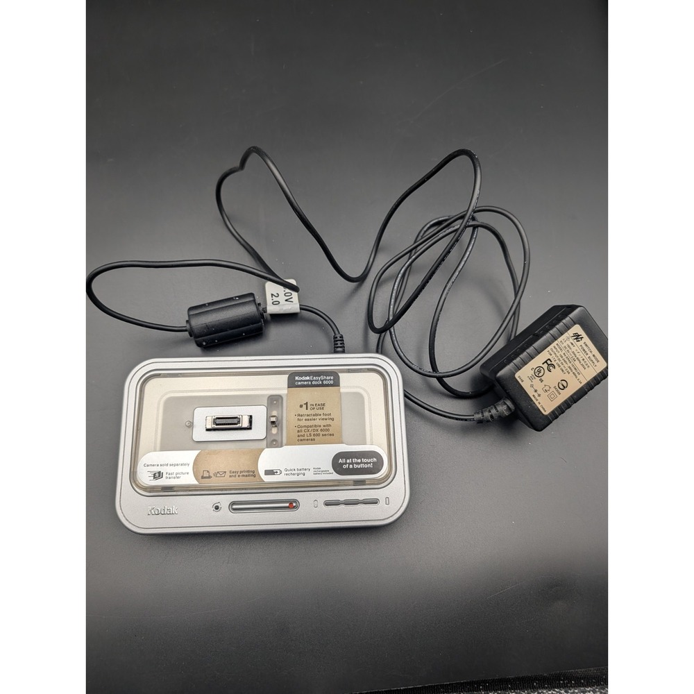 Kodak Easyshare Camera Dock 6000 for CX/DX 6000 7000 LS 600 700 Series w/ Cord